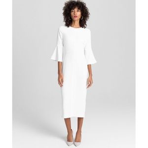 A.L.C Eggshell Robbins Midi Dress